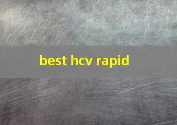  best hcv rapid